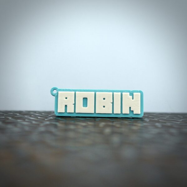 DSC00035 Minecraft Sleutelhanger met Naam