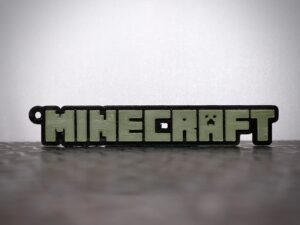 Minecraft sleutelhanger